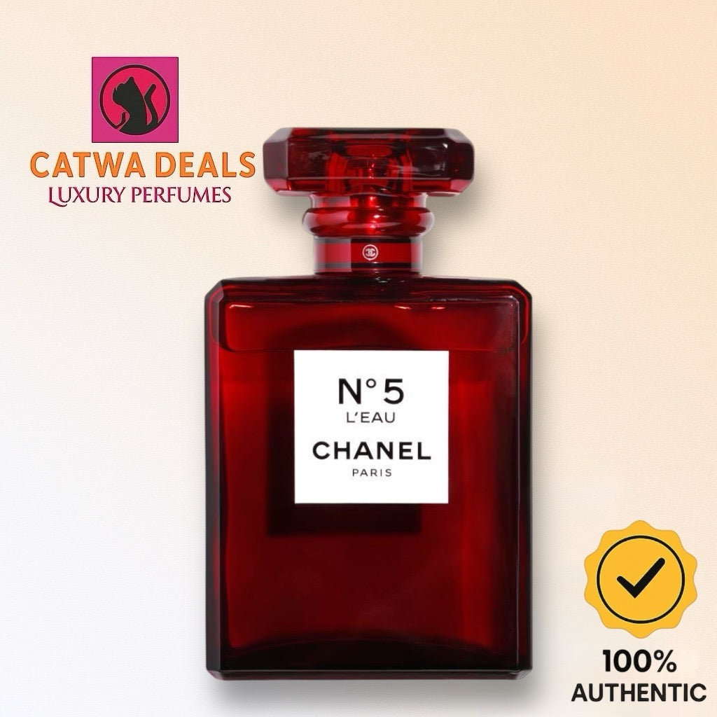 Chanel No.5 L’Eau Red Edition Eau De Toilette 100ml – 100% Authentic | Women Perfume