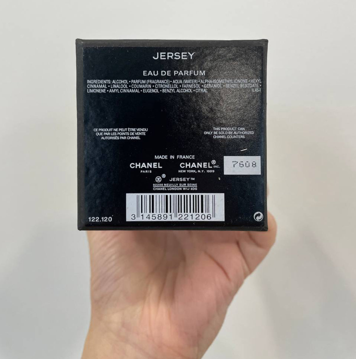 Chanel Jersey Eau De Parfum – 100% Authentic | Unisex Perfume