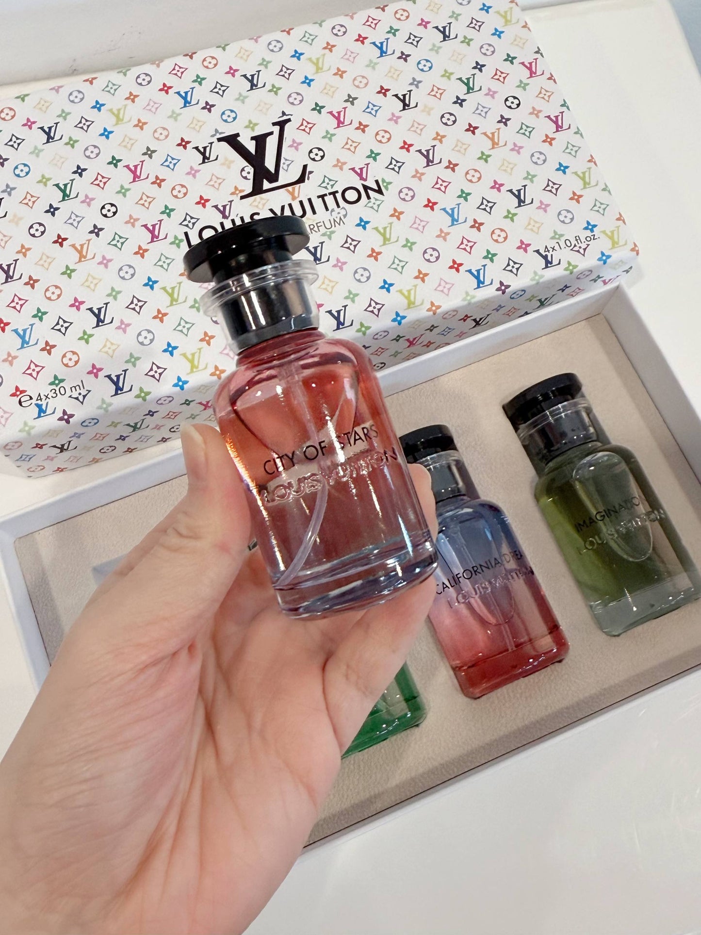 LOUIS VUITTON LV EDP 4IN1 SET (4X30ML) WHITE BOX