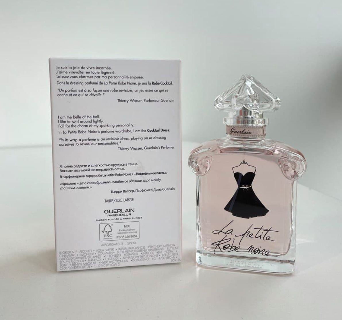 GUERLAIN PARIS LA HELITE ROBE NEINE MA ROBE COCKTAIL EDT
100ML