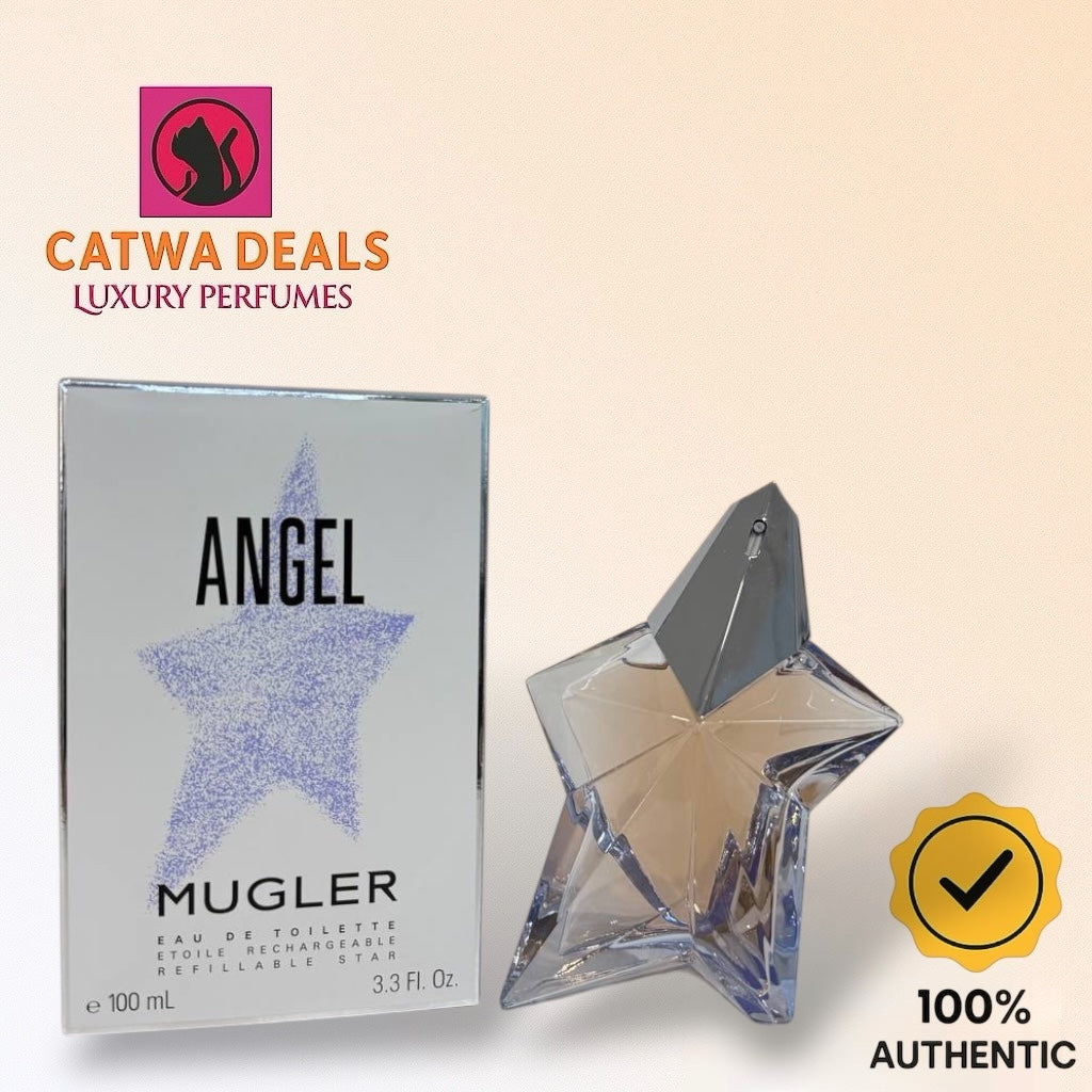 Mugler Angel Étoile Refillable Star EDT 100ml (White) | 100% Authentic | Women’s Perfume