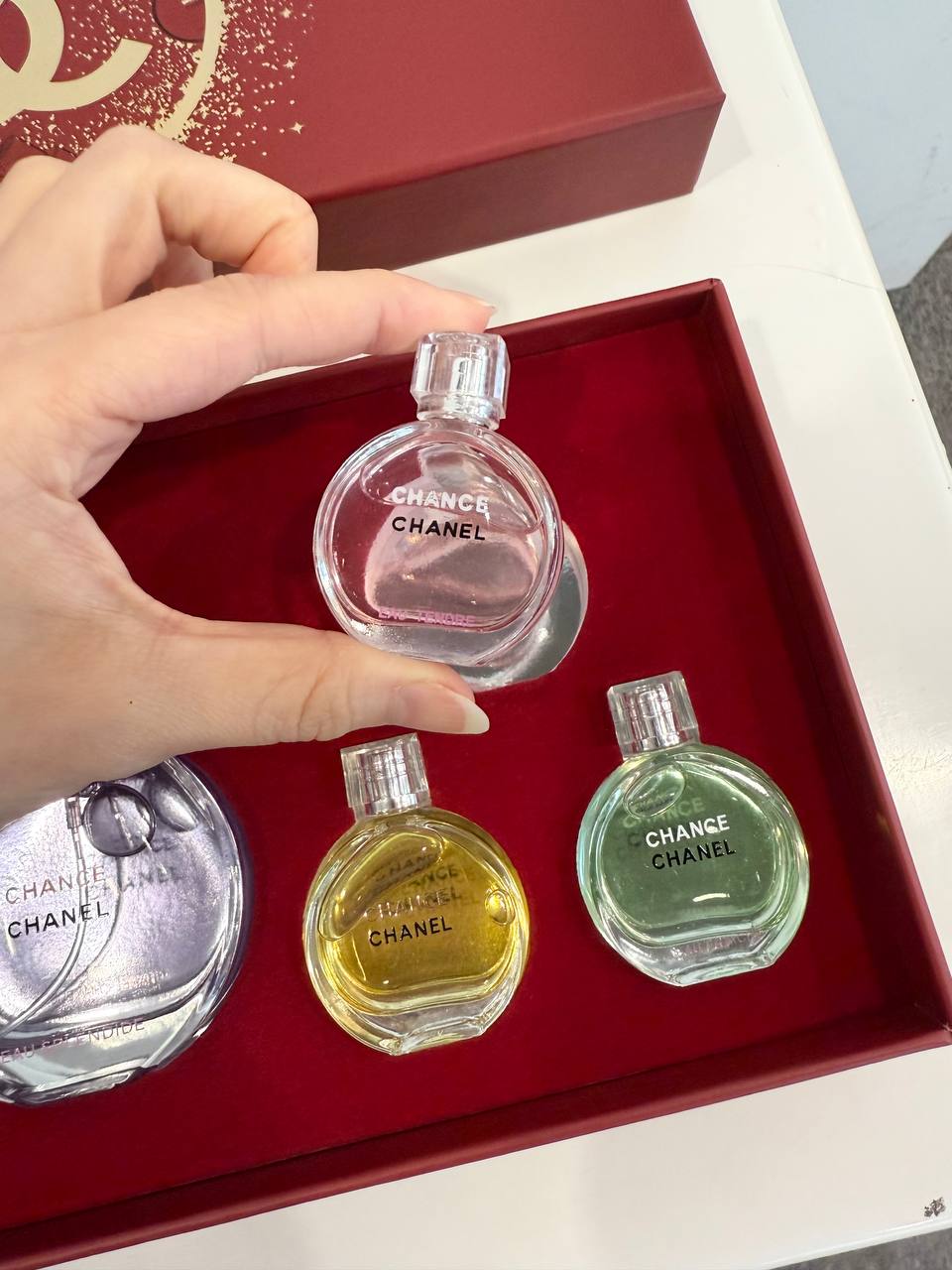 CHANEL SET 6IN1 (RED BOX)