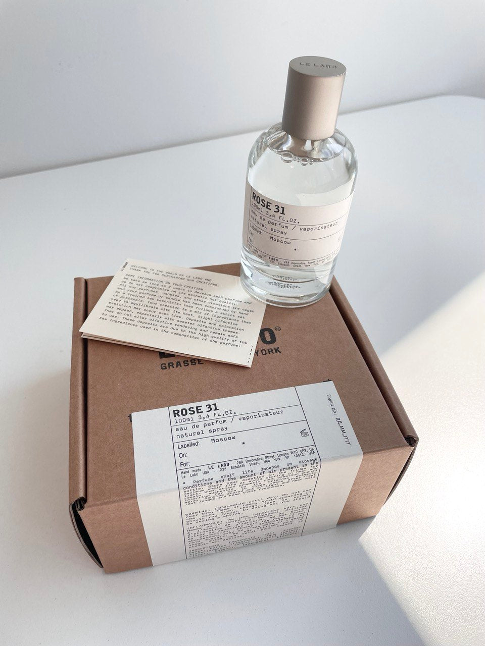 LE LABO Rose 31 Eau de Parfum 100ml | 100% Authentic | Unisex Perfume