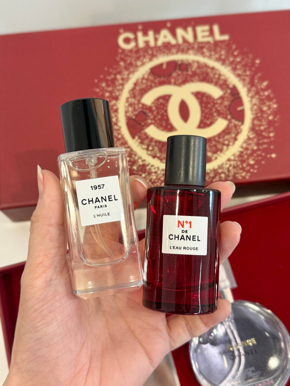 CHANEL SET 6IN1 (RED BOX)
