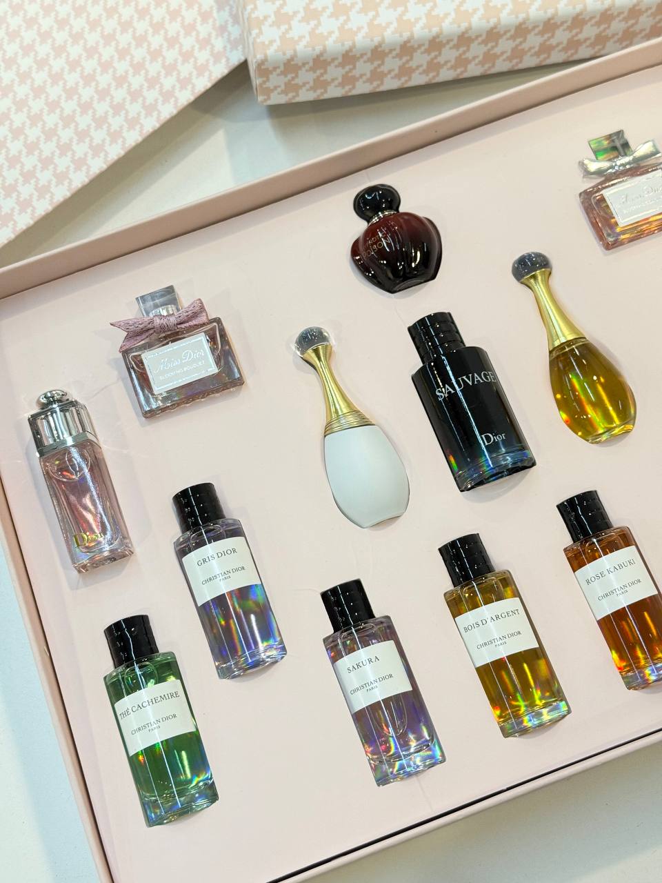 CHRISTIAN DIOR PINK BOX SET 16IN1