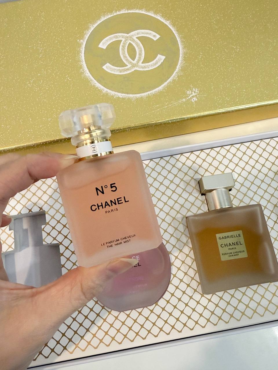 CHANEL HAIR MIST SET 4IN1 (GOLD BOX)