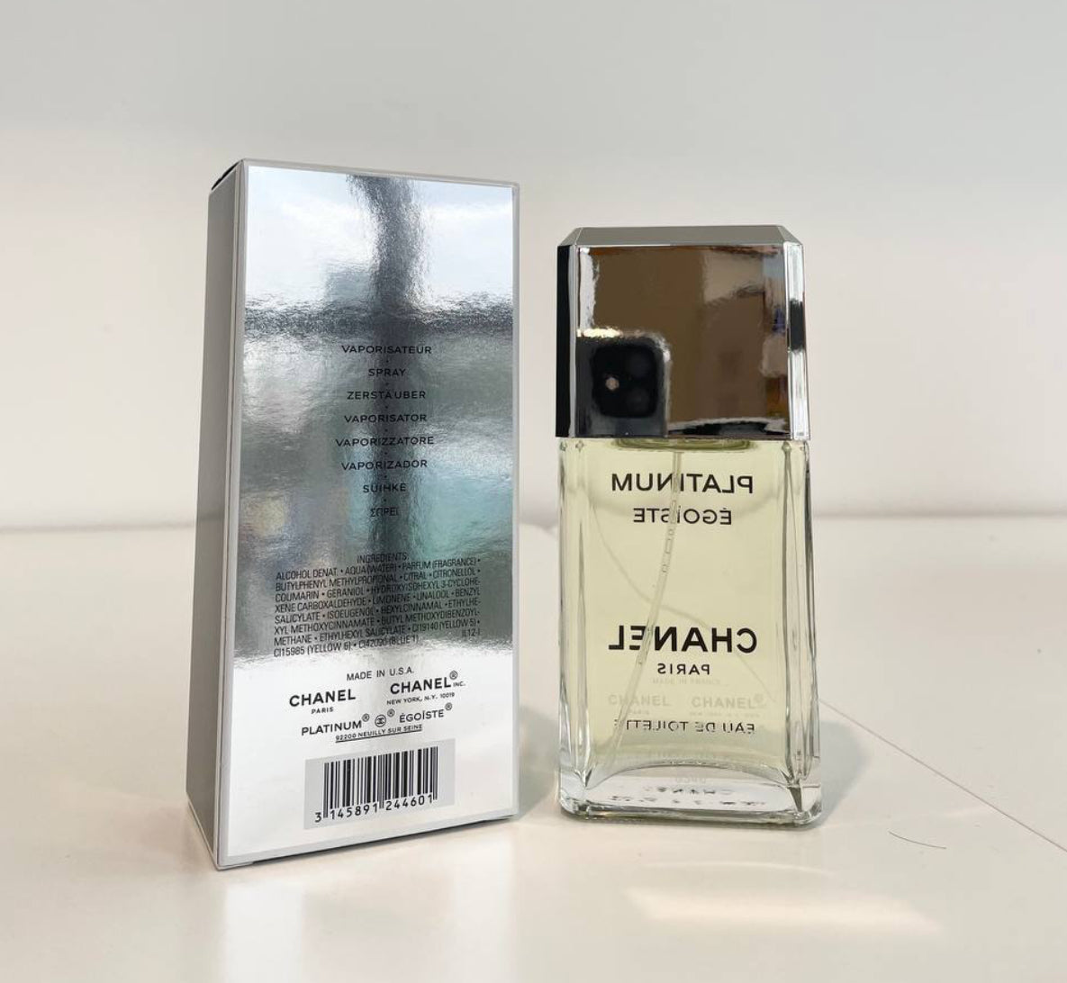 Chanel Platinum Égoïste Eau De Toilette 100ml – 100% Authentic | Men’s Perfume