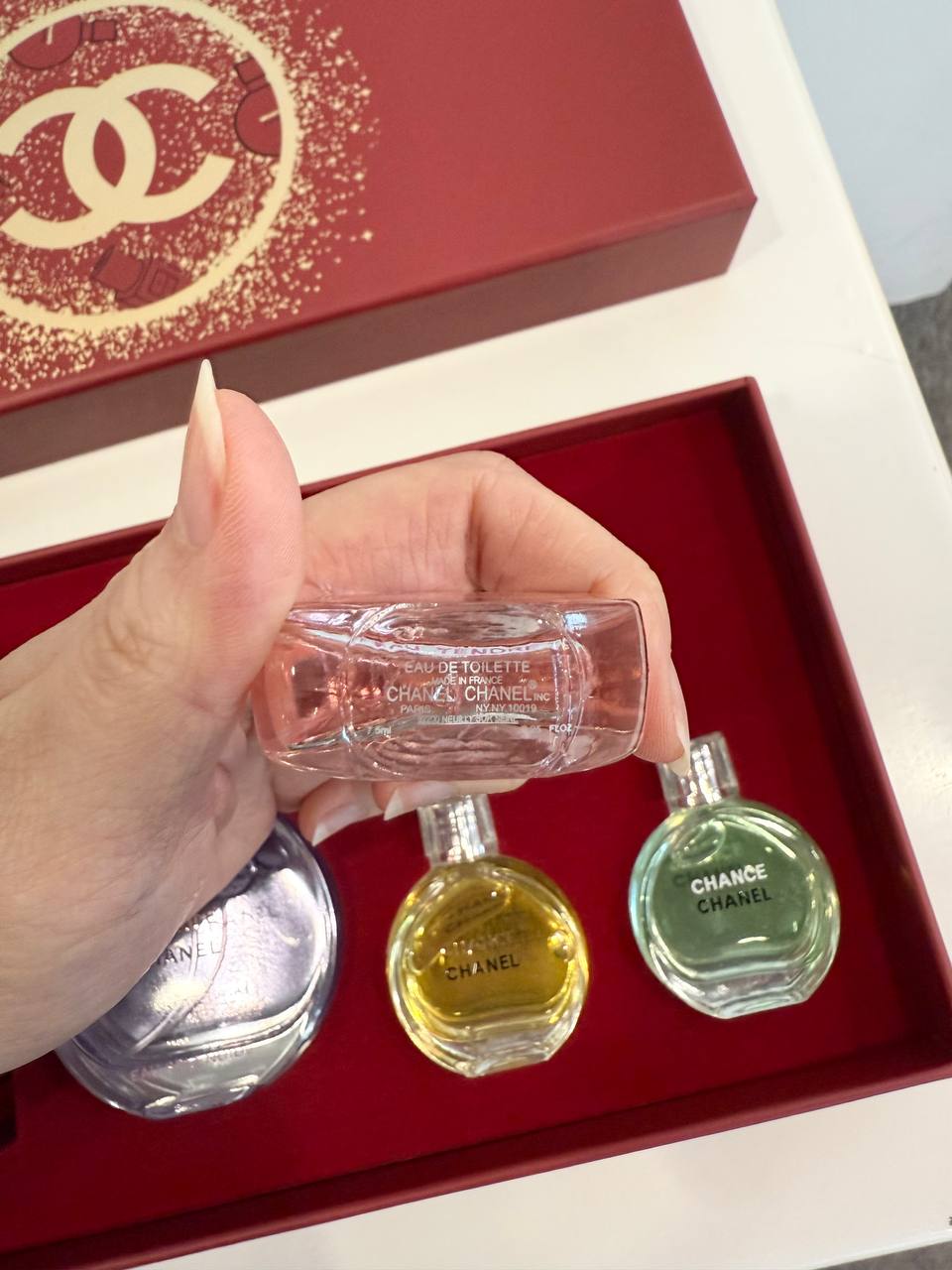 CHANEL SET 6IN1 (RED BOX)