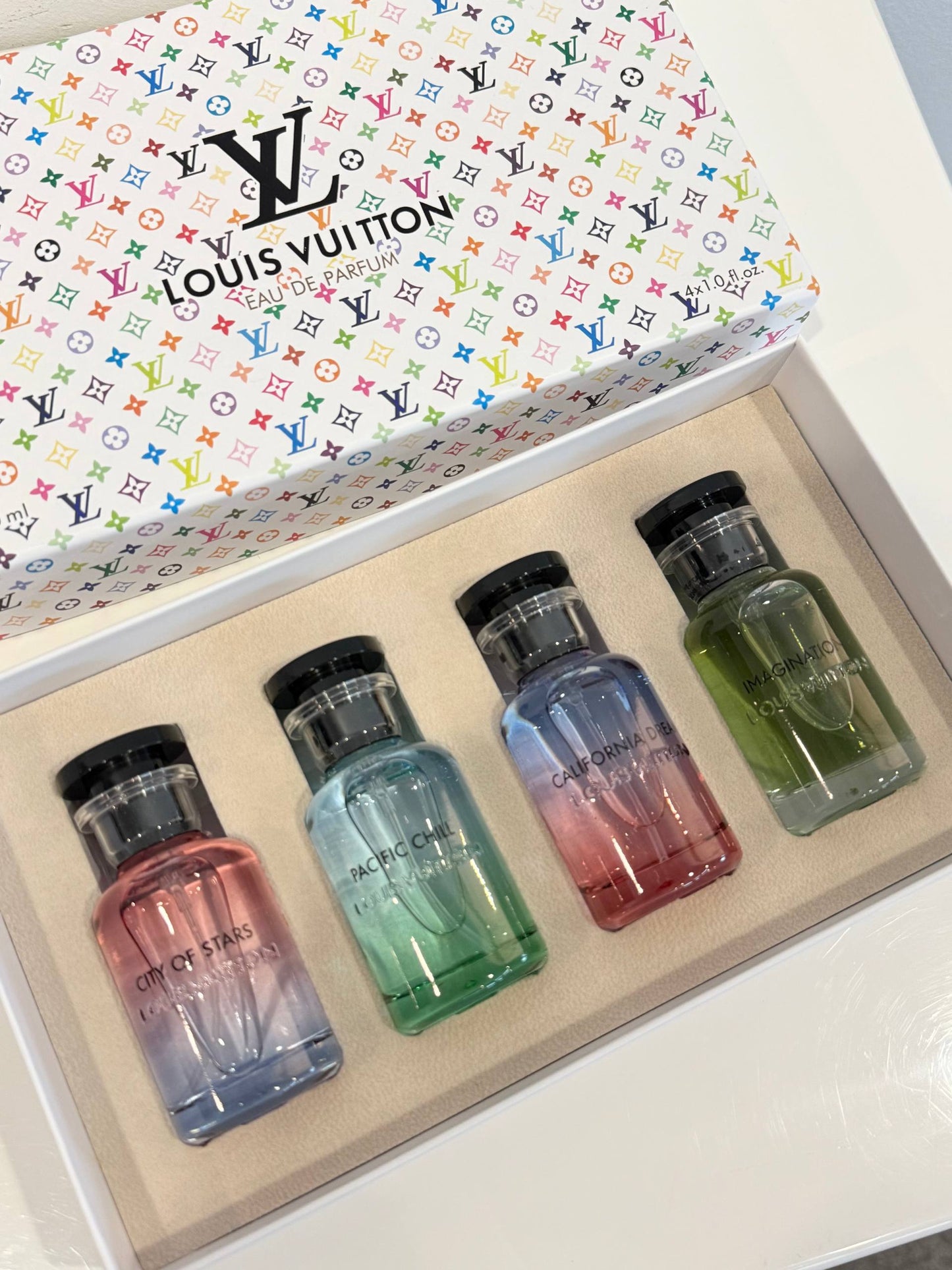 LOUIS VUITTON LV EDP 4IN1 SET (4X30ML) WHITE BOX