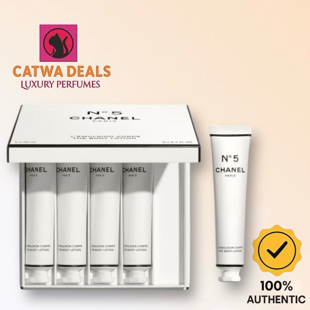 Chanel No.5 The Body Lotion 5×20ml – 100% Authentic | Luxury Skincare