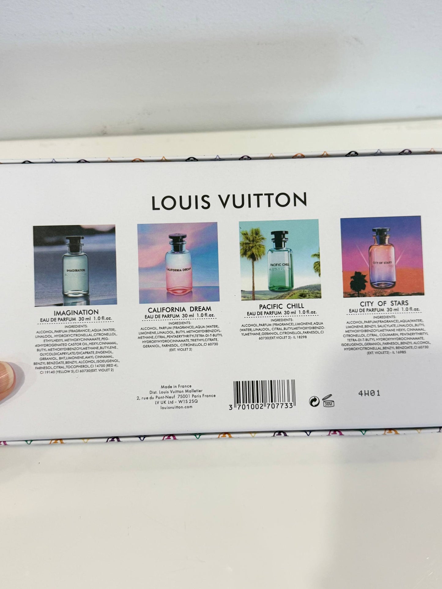LOUIS VUITTON LV EDP 4IN1 SET (4X30ML) WHITE BOX