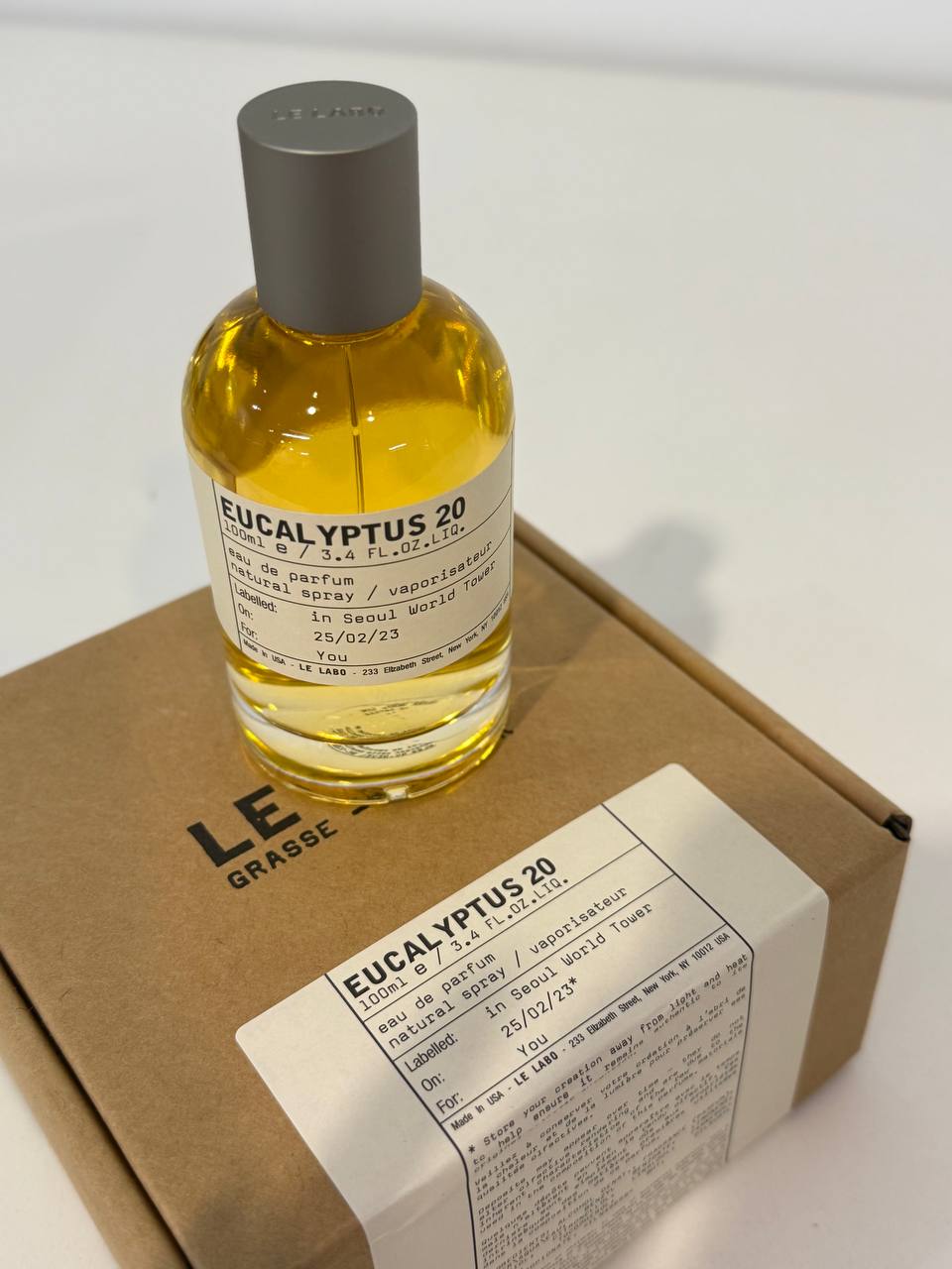 LE LABO Eucalyptus 20 Eau de Parfum 100ml | 100% Authentic | Unisex Perfume