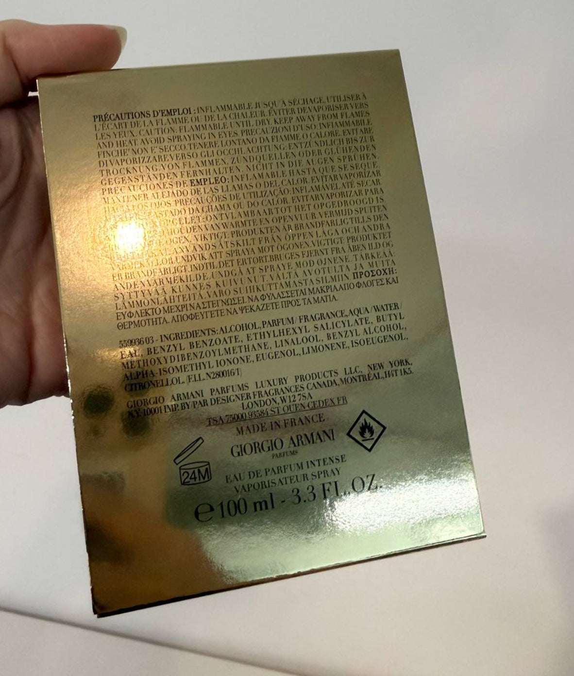 Armani/Privé – Oud Royal Eau de Parfum Intense (100ml) | 100% Authentic | Unisex Perfume