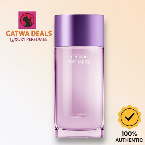 Clinique My Happy Cocoa & Cashmere EDP 100ml - 100% Authentic | Unisex Perfume